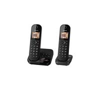 Teléfono inalámbrico - PANASONIC - KX-TGC422GB - Negro - Autonomía 18h - Directorio 120 contactos