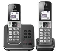 Teléfono Inalámbrico Panasonic KX-TGD322 DECT Duo con Contestador 2 Terminales