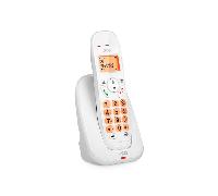 SPC Teléfono fijo inalámbrico Kairo, Teclas y pantalla iluminadas, ID llamadas, Manos libres - Blanco