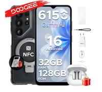 Versión Global DOOGEE Note 56 VIP Smartphone Android 16 Batería Grande de 6150mAh Pantalla de 6.56'' 24GB 64GB Cámara de 8MP Teléfono Móvil PLAIN