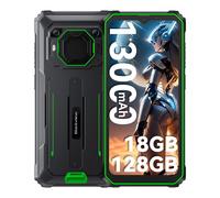 Teléfono inteligente Blackview BV6200 Pro con 18 GB de RAM y 128 GB de ROM y Android 14 resistente 12+128 only cell phone verde
