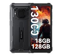 Teléfono inteligente Blackview BV6200 Pro con 18 GB de RAM y 128 GB de ROM y Android 14 resistente 12+128 only cell phone negro