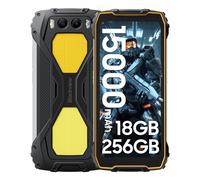 Teléfono inteligente Blackview BV7300 de 18 GB y 256 GB con Android 14 y batería de 15 000 mAh amarillo