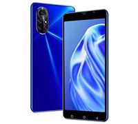 Teléfono Inteligente Desbloqueado Internacional Android Desbloqueado teléfono Celular Sim 6 en teléfono Desbloqueado Face ID + Fingerprint gsm Smartphones Teléfono (Blue, One Size)