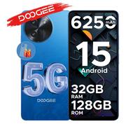 Teléfono Inteligente DOOGEE Note 59 5G, Pantalla de 120Hz, 32 GB de RAM (8 + 24), 128 GB de ROM, Batería de Gran Capacidad de 6250 mAh, Android 15, NFC 8 Go 128 Go blue