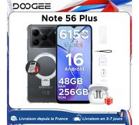 Teléfono Inteligente DOOGEE Note56 Plus, Android 16, 48 GB + 256 GB, Batería Grande de 6150 mAh, Pantalla de 6.56'' y 90 Hz, UNISOC T7225, Cámara de 50 MP, NFC 6GB 256GB PURPLE