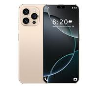 Teléfono Inteligente i16 Pro MAX, cámara de 72 MP y 108 MP, 8000 mAh, Android 14, Pantalla Completa de 7,3 Pulgadas, versión Global, Tarjeta SIM Dual 4G/5G, 16 GB, 1 TB, Face ID, GPS,Desert Gold-1TB
