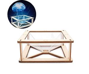 Teléfono Inteligente Móvil Holograma Soportes Pantalla Holográfica 3D Proyector Soportes Pantalla Holográfica 3D Pantalla Holográfica Ciencia para Niños Se Conecta Teléfono