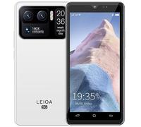 Teléfono Inteligente para Coche Pantalla del teléfono Face 5.5 Pulgadas 512 5.1 Android Full ROM + Ultra Unlock Small 4G Smartphone Teléfono Celular R Coche Magnético (White, One Size)