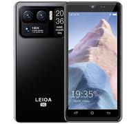 Teléfono Inteligente para Coche Pantalla del teléfono Face 5.5 Pulgadas 512 5.1 Android Full ROM + Ultra Unlock Small 4G Smartphone Teléfono Celular R Coche Magnético (Black, One Size)