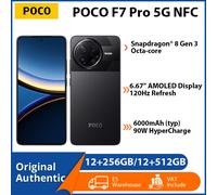 XIAOMI POCO F7 Pro 5G Smartphone 12GB+256GB 6.67" WQHD+ Flow AMOLED DotDisplay, Snapdragon® 8 Gen 3, pantalla AMOLED Flow 2K 120Hz, cámara dual de 50MP, 6000mAh, Azul (Con cargador)