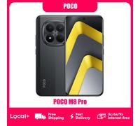 XIAOMI POCO M8 Pro 5G Smartphone 12GB+512GB, 6.83" CrystalRes 1.5K AMOLED Display, Snapdragon® 7s Gen 4, 50MP Light Fusion 800 with OIS, 6500mAh Battery, Supports 100W HyperCharge. (Green)