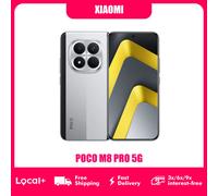 Poco M8 Pro 5G, versión global, teléfono inteligente con procesador Snapdragon 7S Gen 4, pantalla de 6,83 pulgadas, resolución 1,5K, 120 Hz, batería de 6500 mAh, carga rápida de 100 W, NFC. Black