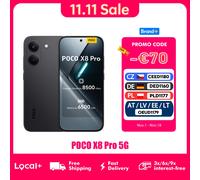 Teléfono inteligente Poco X8 Pro 5G con NFC, pantalla de 6,59 pulgadas, procesador Dimensity 8500-Ultra y batería de 6500 mAh. black