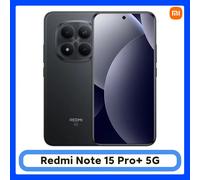 Teléfono Inteligente Redmi Note 15 Pro+ Versión Global, Batería de 6500 mAh y 100 W, Snapdragon 7s Gen 4, Cámara Principal de 200 MP con OIS, Teléfono Móvil Xiaomi Black