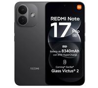 Teléfono inteligente Redmi Note 17 Pro 5G con batería de 8340 mAh, carga rápida HyperCharge de 67 W, pantalla AMOLED de 6,83" y resolución 1,5K, y procesador Snapdragon 6s Gen 4 de Xiaomi Black