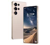 Teléfono inteligente ultrafino S25 Ultra con lápiz óptico integrado, ideal para aventuras, 16GB, 1TB, pantalla HD de 7,3 pulgadas, 8000 mAh, desbloqueo por huella dactilar facial GPS,Desert Gold-1TB