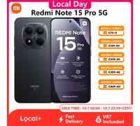 Teléfono Inteligente Xiaomi Redmi Note 15 Pro 5G, NFC, MTK Dimensity 7400-Ultra, Pantalla de 6.83 Pulgadas y 120 Hz, Cámara de 200 MP, Batería con Carga de 45 W, 6580 mAh Titanium Grey