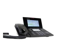AGFEO ST 56 IP Teléfono IP Negro para oficina con cable, 5000 entradas en agenda, PoE, dimensiones 235x210x150 mm