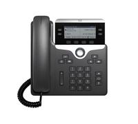 Cisco 7821 teléfono IP Negro, Plata 2 líneas