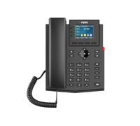 Teléfono IP Fanvil X303P Negro con 4 líneas y pantalla LCD 2.4"