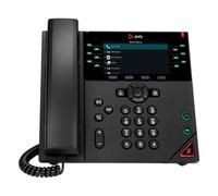 Teléfono IP HP Poly VVX 450 de 12 líneas y PoE