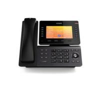 Snom D892M - Teléfono IP Negro para Escritorio/Pared, Pantalla TFT de 5" (12,7 cm), Gigabit Ethernet, Wi-Fi, Bluetooth 5.0, Compatible con Linux