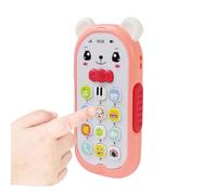 Teléfono Juguete,Juego de Imitación Teléfono Móvil con Luces y Sonidos | Juguetes de Despertar Preescolar,Niños Niñas Materna Casa Coche Regalo