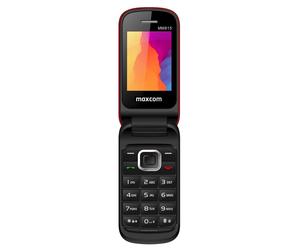Teléfono Maxcom Comfort MM815L Rojo Dual SIM 2.4" 2G Cámara Radio USB-C