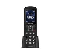 Teléfono Maxcom MM34D 4G Single SIM con VoLTE, pantalla 2,4" y base de carga