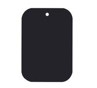 Teléfono Metal Sticker - Parche de hierro fino, tira magnética compacta | Base de ajuste de ventilación de aire, adaptador de montaje móvil rectangular, guía de alineación de soporte reutilizable Ins