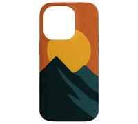 Teléfono Minimal Mountain Sunrise Carcasa para iPhone 14 Pro