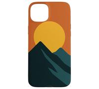Teléfono Minimal Mountain Sunrise Carcasa para iPhone 15 Plus