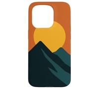 Teléfono Minimal Mountain Sunrise Carcasa para iPhone 15 Pro