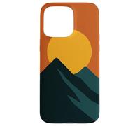 Teléfono Minimal Mountain Sunrise Carcasa para iPhone 15 Pro MAX