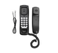 Teléfono montado en la pared, mini teléfono colgante con cable para teléfono para hotel, oficina en casa