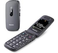 Teléfono móvil con concha Senior Panasonic KX-TU446EXG Antiurto Gris Nuevo