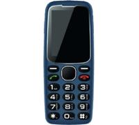 Teléfono móvil daewoo dw8001bl para personas mayores/ azul
