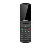 Teléfono móvil daewoo dw8005 para personas mayores/ 4g/ negro