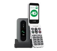Doro Teléfono móvil Leva L30 2,8 pulgadas 4G Grafito/Blanco