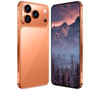 Teléfono Móvil Económico I17 Pro Max, Pantalla HD De 7,3 Pulgadas, 16GB 1TB, Batería Grande De 8000mAh, Cámara Dual SIM De 78MP 108MP, Android 15.0, Compatible Con Wi-Fi Face ID,Orange-7.3 Inch