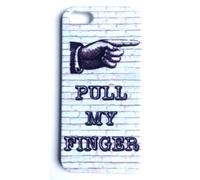 Teléfono Móvil Funda para iPhone 5/5S se 6 6S 6 Plus Vintage Tira de mi Dedo Quote Funny Quirky ladrillo Pared Imprimir Imagen Funky Quirky Humor, plástico, iPhone 6 Plus or 6S Plus