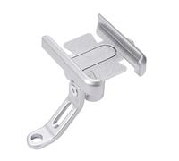 Teléfono Móvil GPS Navigation Soporte Soporte para Teléfono Móvil Y GPS Manillar De Motocicleta para CFMOTO CF650 650NK 400NK 250NK 400GT 650MT(Mirror Holder Silver)