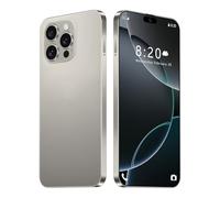 Teléfono Móvil I16 Pro Max, 16GB RAM, 1TB ROM, Pantalla HD De 7,3", 8000mAh, Android 14, SIM Libre, 72 MP 108 MP, Desbloqueo Facial Por Huella Dactilar, Teléfono 5G Con Doble SIM,Grey-7.3 Inch