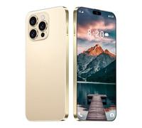 Teléfono Móvil I16 Pro Max, Android 14, Pantalla HD De 7,3", 16 GB De RAM, 1 TB De ROM, 8000 MAh, Cámara De 72 MP 108 MP, Doble SIM, 5G, Desbloqueado, Face ID/GPS, Versión Global,Gold-7.3 Inch