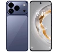 Teléfono Móvil I17 Pro Max Con Android 15, Batería De 8000 MAh, 16 GB RAM, 1 TB ROM, Pantalla HD De 7,3", Doble SIM 5G, Desbloqueado, Con Huella Dactilar, Reconocimiento Facial GPS,Blue-7.3 Inch