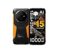 Teléfono Móvil Irrompible BLACKVIEW FORT 1 Smartphone Robusto, 18Go RAM + 256Go ROM/TF 2To, Android 15, Batería 10000mAh, 6.56'' + 16MP