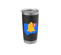 Teléfono Móvil Mensaje Mensaje Notificación Chat Vaso térmico de acero inoxidable de doble pared