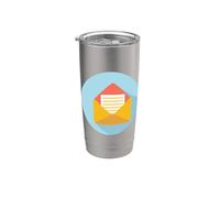 Teléfono Móvil Mensaje Mensaje Notificación Chat Vaso térmico de acero inoxidable de doble pared