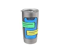 Teléfono Móvil Mensaje Mensaje Notificación Chat Vaso térmico de acero inoxidable de doble pared